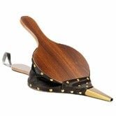 Large Wood Fireplace Bellows,Hand Air Blower Pump with Cast Nozzle & Strap for Outdoor Camping BBQ Grill,Chimney Fire Pit Barbeque Tools