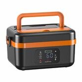 Heated Lunch Box Cordless Rechargeable Food Warmer 8000mAh Battery 1L Smart Reservation Keep Warm Portable Meal Prep Container