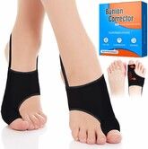 2PCS Bunion Corrector for Women & Men Toe Alignment Corrector with Splint & Pads,Toe Separator,Upgrade Anti Slip Gel Strap for Big Toe Straightener