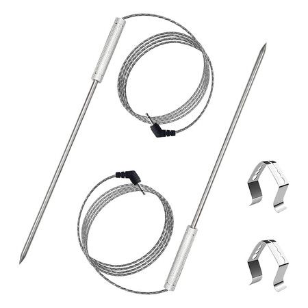 Meat Probe Replacement for Thermopro Thermometers TP04, TP06, TP06S, TP07, TP-07S, TP08, TP-08S, TP09, TP09B, TP-10, TP16, TP17, TP20, TP20S, 2.5mm