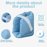 2 Pcs Heel Protectors Heel Cushion Protector Pillow for Pressure Sores Foot Protectors  Blue