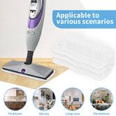 3pcs Replacement Mop Pads Compatible with Shark SK410,SK435CO,SK460,SK140,S3101,S3250,S3251 Steam Spray Mop Cleaner