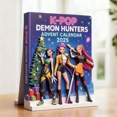 Kpop Demon Advent Calendar 24 Day Countdown Mini Figures Collectible Toys Gift Christmas Halloween Kids Teens