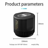 Automatic Jars Vacuum Sealer Canning Jars Mouth Regular Mason Lids Food Storage Fermentation 6.5cm 8.3cm Mason Jar Lids COLOR Black