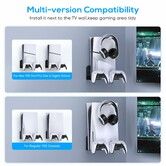 Wall Mount for All PS5 Models,Wall Mount Bracket Holder for PlayStation 5 Game Console Controller