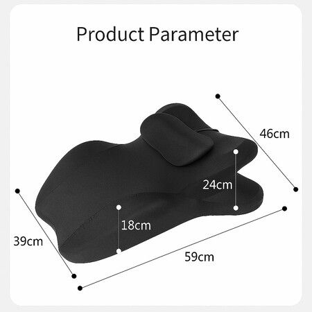 Sweet Spot Pillow,Chiro Monk Pillow for Couples,27 Degree Angle Perfect Position Ergonomic Contoured Pillow,Multi-Purpose Memory Foam Support Cushion