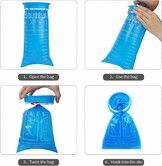 24 Pack Blue Emesis Bags Disposable for Kids,1000 ml Vomit Bag for Morning Sickness,Portable Nausea Bag,Barf Bags with Leak Resistant Design car and Travel