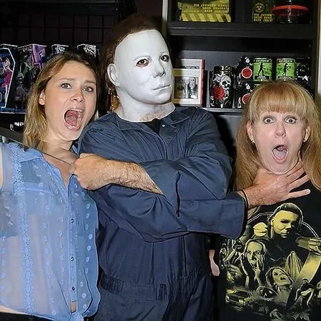 Halloween Michael Myers Mask Adult, Latex Full Head Halloween Mask Scary Halloween Michael Myers Decor