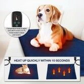 Dogs Electric Heating Pet Bed Blanket Thermal Mat Protection Temperature Display 75*45cm