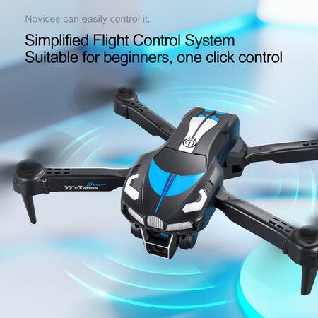 4K High-definition Drone Dual Camera Positioning Remote Control Flying Toy Remote Control Airplane With 2 Battery