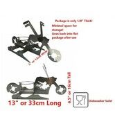 Chicken Stand Beer funny American Motorcycle BBQ Steel Rack Tools Funny Roast Chicken Rack grilling roast rack