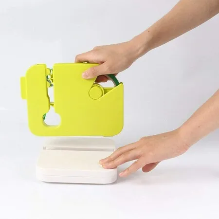 Bag Sealer Portable Tape Sealing Machine Kitchen Gadget For Bread Sandwich Bin And Nappy Bags