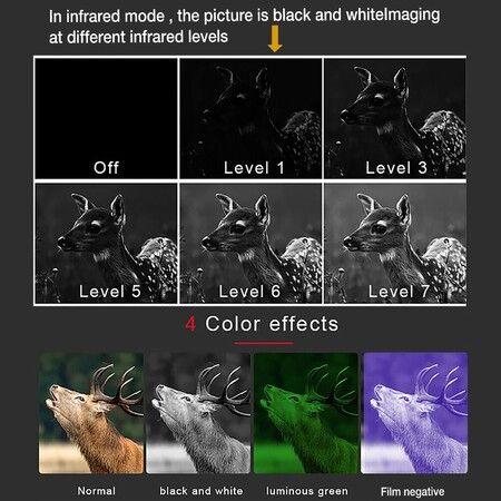 Head-Mounted Night Vision Goggles Rechargeable Hands Free Night Vision Binoculars Goggles,Digital Infrared Viewing 8X Digital Zoom