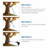 Spring Pole Dog Rope Toy Pet Dog Heavy Duty Pull Tether Tug of War, Hanging Bungee Toy for Outdoor Exercise, for Medium Large Dog Muscle Builder