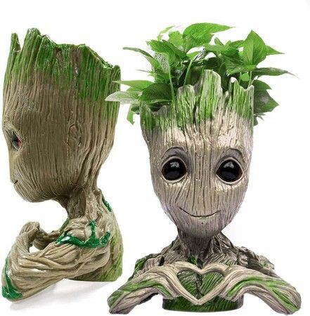 Groot Planter, Baby Groot Flower Pot 5.5 x 3.5  inch Succulent Planter for Indoor Plants Garden Decor Desktop