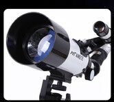 Astronomical Telescope 70mm Aperture 120 Zoom AZ Mount FMC Green Film Optics Portable Tripod Phone Adapter Red Dot Star Finder Christmas Birthday Kids Gift