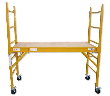 Safety Scaffold / High Ladder / Work Platform on Caster Wheel - 450KG Weight Capacity