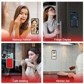 2 Pack Silicone Octo Cup Buddy Sticky Grip Holder,Silicone Suction Cup Phone Case Mount Double Sided,Hands-Free Phone Accessories Strong Grip Holder (Red)