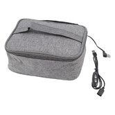Portable Oven Portable Food Warmer Car Food Warmer USB Heating Oxford Cloth Material Heated Lunch Box for Office Travel Gym
