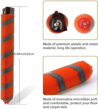 Replacement Brush Roll for Shark DuoClean NV800 NV800W NV801 NV801Q NV803 UV810 HV380 HV381 HV382 Vacuum Cleaner Roller Brush