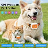 4G Pet GPS Tracker With Real-Time Positioning,Long Standby Geofence Alerts Multi-Band Waterproof Locator For Dogs Outdoor Pets Size L