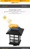 6p LED Solar House Lights, Outdoor Courtyard Decoration Floor Plug-in Warm Light, Wireless Dusk to Dawn Waterproof Garden Road Landscape Lights.