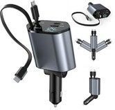 Super Quick Car Charger 120W Type C Car Accessories Adapter iPhone 16 LIGHTING Charger Fast Charging Travel Essentials  Road Trip Essentials iPhone 15