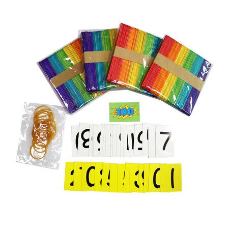 Counting Caddie and Place Value Pocket Chart for Classroom Home School Kindergarten Morning Meetings & Math Lessons