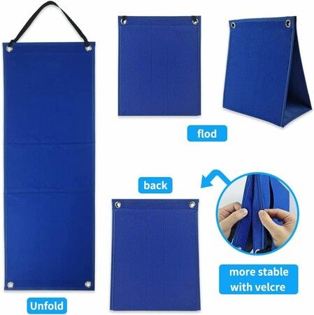 2 in 1 Kids Visual Schedule Calendar Chart,Autism Daily Chore Routine Chart with 96 Cards Autism Learning Materials Bedtime Routine Chart Color Blue