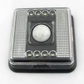 LED Infrared Sensor Motion Activated White Light - Black