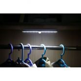 Aluminium Alloy 120lm 10-LED PIR Sensor Closet Light Lamp - White Light