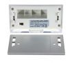 Auto PIR Keyhole IR Sensor 4-LED Lamp - Silver