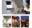 Stainless Steel Solar Power Highlight LED PIR Induction Wall Light - Silver