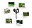 2Pcs Solar Lawn Light Solar Spot Light 3 LED Bulbs for Garden
