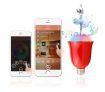 Smartphone Controlled RGBW Color Changing Xmas Parties LED Lamp Speaker -Red