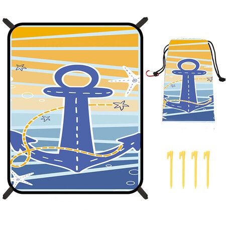 Bohemian Beach Mat Quick Drying Anti Splashing Moisture-proof Mat Outdoor Picnic Mat Camping Blanket Beach Mat