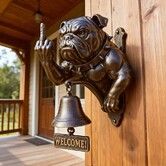 Unique Bulldog Doorbell, Funny and Rustic Design for Dog Lovers Perfect Home and Kitchen Decor, Funny Bully Dog