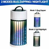 Bug Zapper Indoor Plug in Mosquito Killer Trap Zapper, Electric Gnat Fly Trap Zapper for House Indoor Bug Killer Light Eliminates Flying Pests for Home