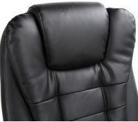Black PU Leather Office Massage Chair