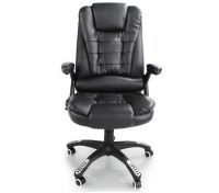 Black PU Leather Office Massage Chair
