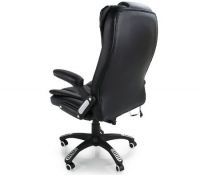 Black PU Leather Office Massage Chair