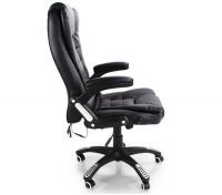 Black PU Leather Office Massage Chair