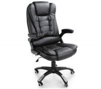 Black PU Leather Office Massage Chair