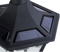 Deluxe Outdoor Solar-Powered Garden Lamp