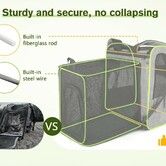 Pet Carrier Backpack with Shade Cover,Large Cat Carrier Backpack Expandable Backpack with Breathable Mesh for Medium Large Cats,Small Dogs