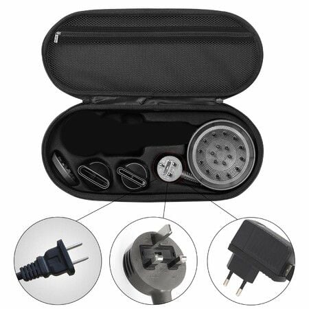 Portable EVA Travel Case For Hair Dryer Case Only - Rose Red