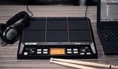 PD705 Sample Pad, Portable Multipad for Drummers, With 9 Velocity Sensitive Drum Pads, 592 Percussion Sounds, Support USB/MIDI In Out/AUX