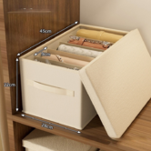 Tote Bag Storage Organizer Space-Saving Wardrobe 5 Dividers Dustproof Bag Holder Multi-Functional Packing Pouch Dustproof Bag Holder