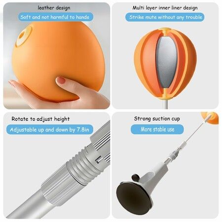 Reflex Bag,Punching Bag with Stand,Boxing Bag for Teens,Adjustable Boxing Ball with Suction Cup Base