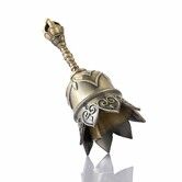 Super Loud Brass Hand Call Bell for Ringing at Wedding, Lotus Hand Bells for Seniors Bedside, Teacher Classroom Bell Dinner Bell Meditation Bell